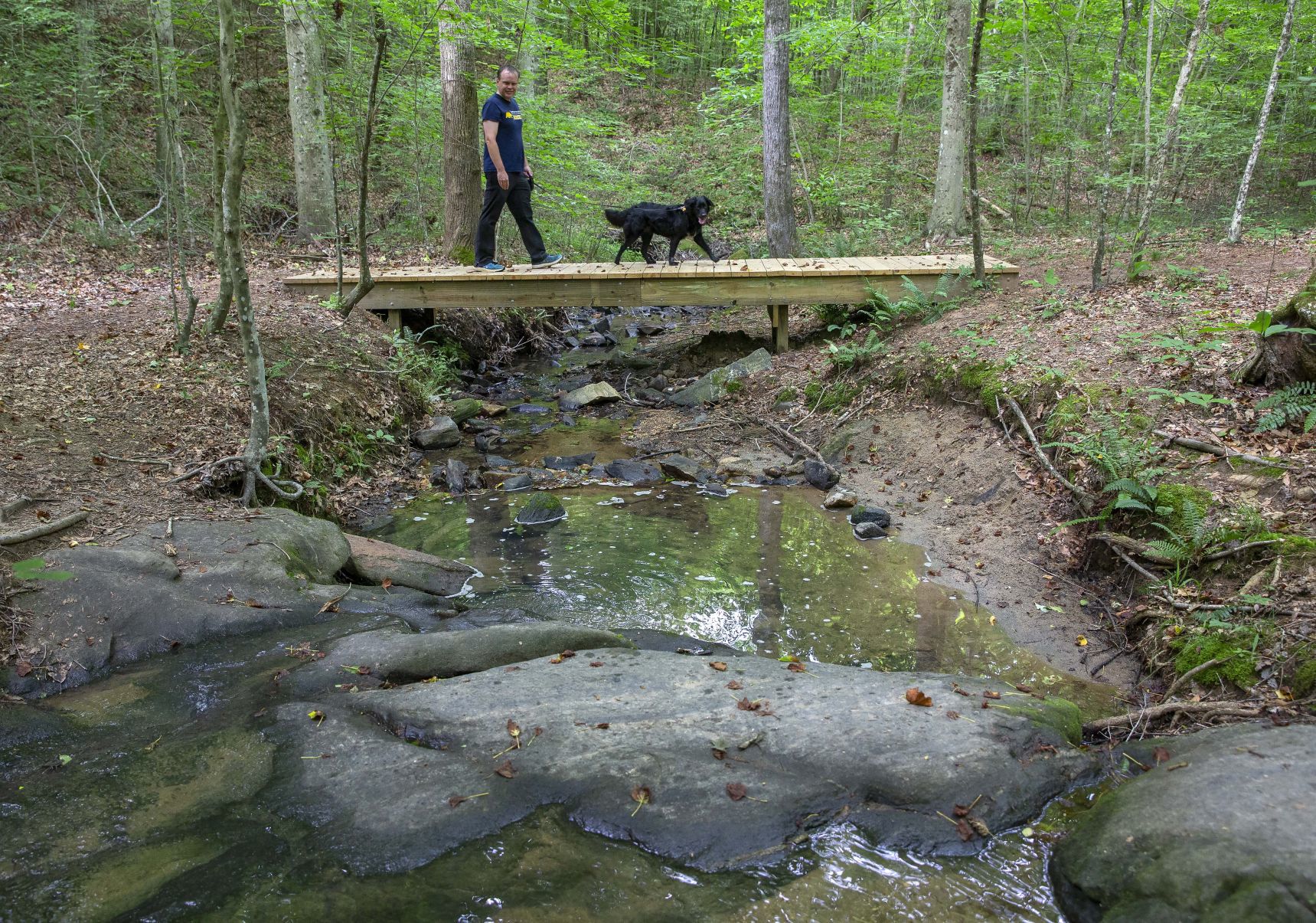 Cascades Preserve hiking trail